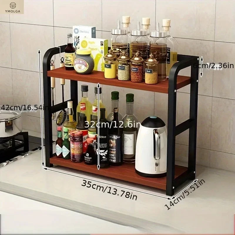 2-Tier Countertop Coffee Shelf