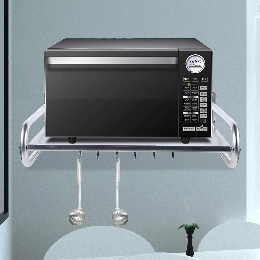 Wall-Mounted Microwave Shelf