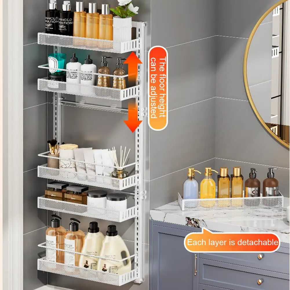 6-Tier Over-Door Pantry Rack