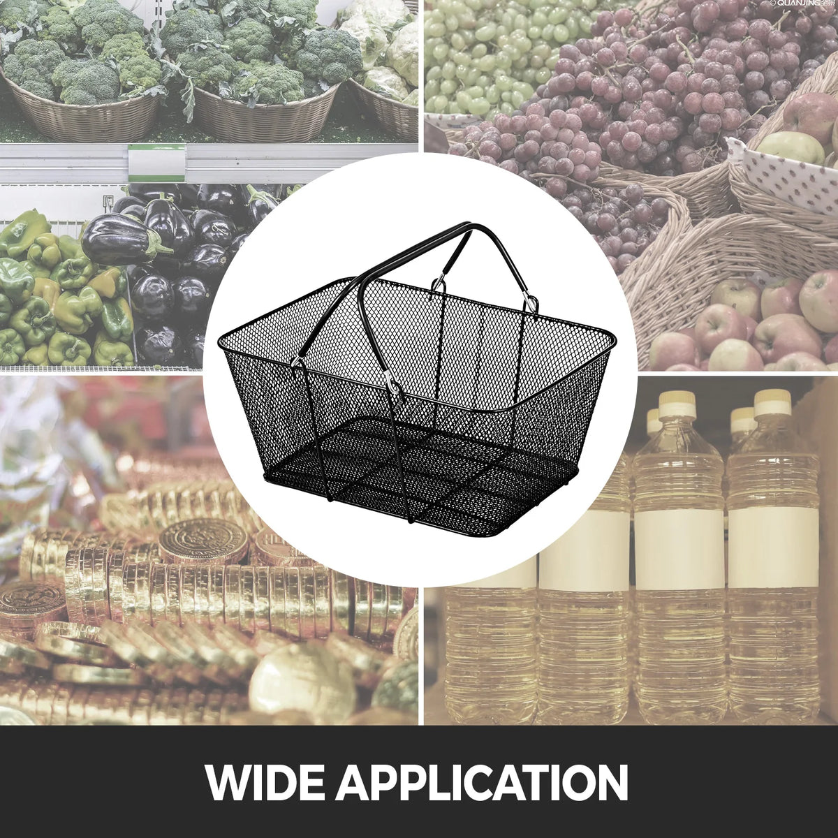 12pc Retail Shopping Baskets