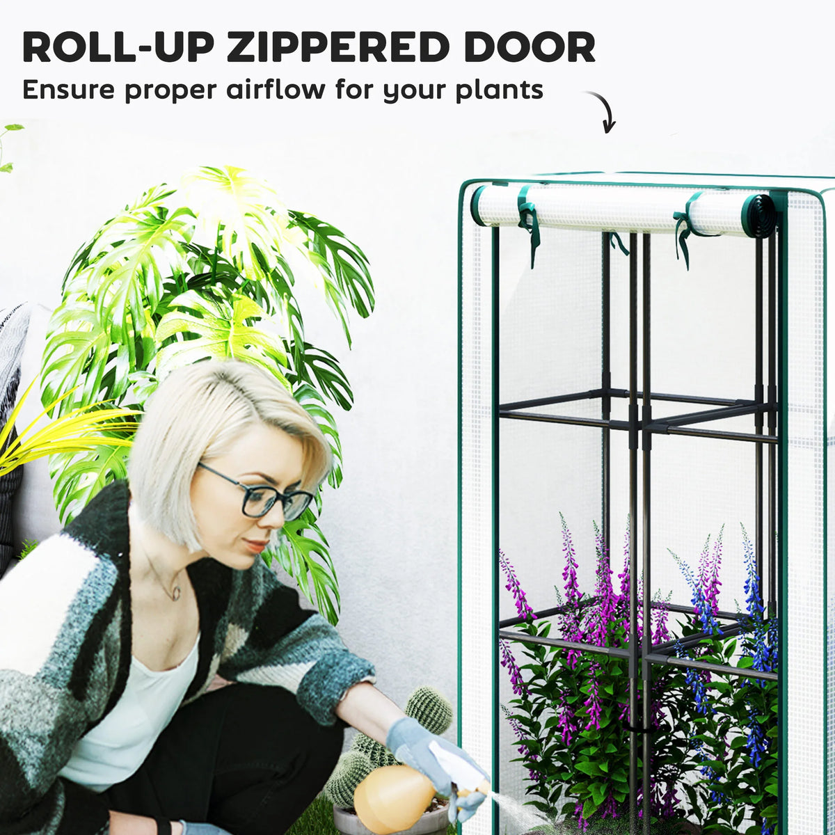 Raised Planter Bed with Trellis