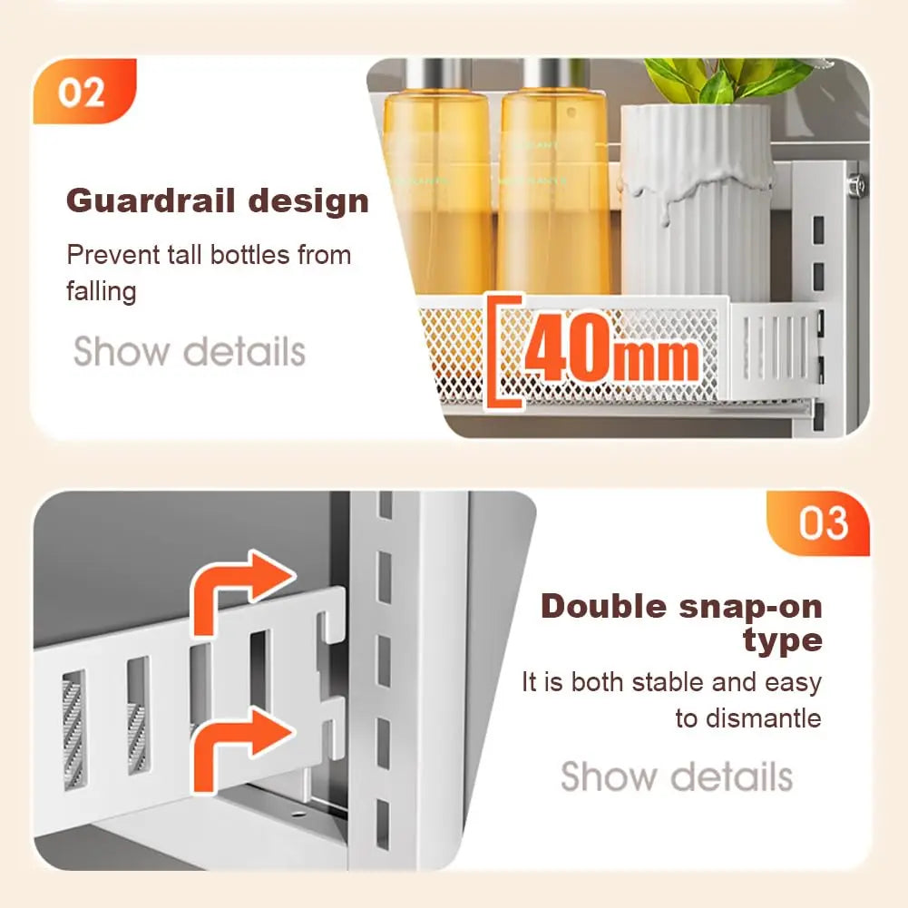 6-Tier Over-Door Pantry Rack
