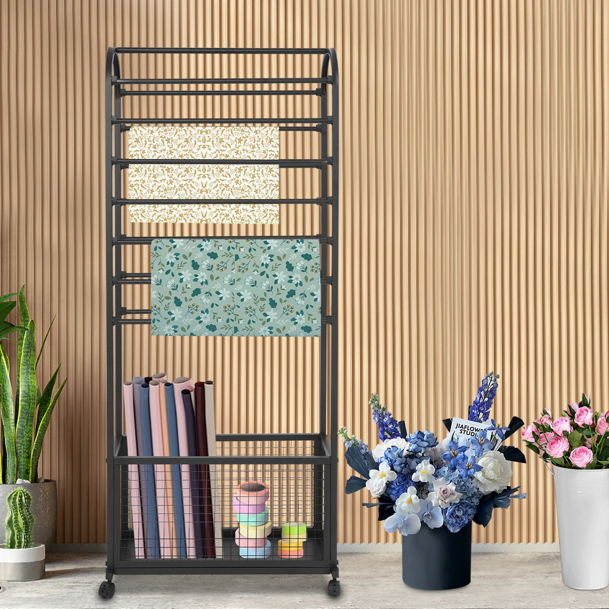 15-Rod Ribbon & Wrap Rack