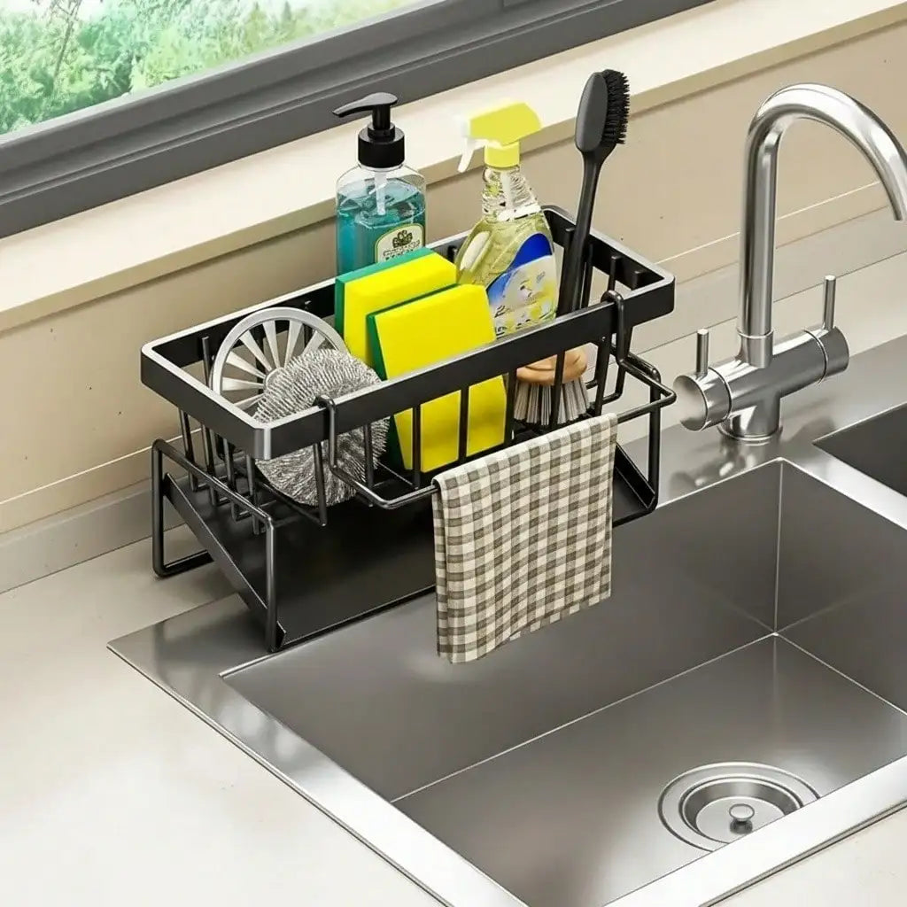 Sloped Sink Sponge & Soap Rack