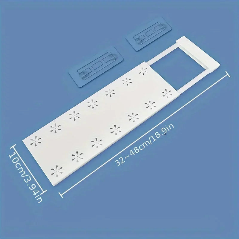 No-Drill Telescopic Shelf Divider
