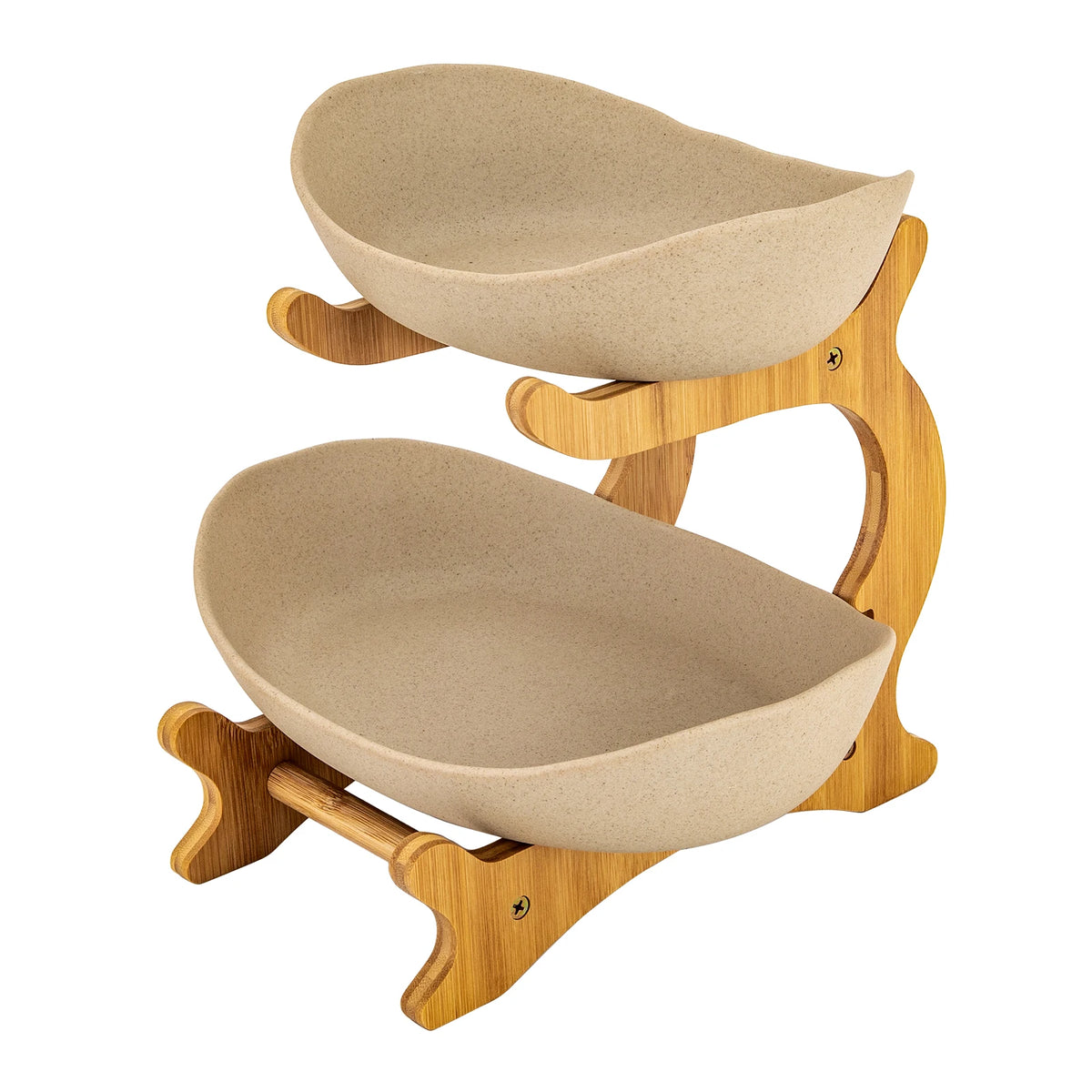 2-Tier Serving Bowl Stand