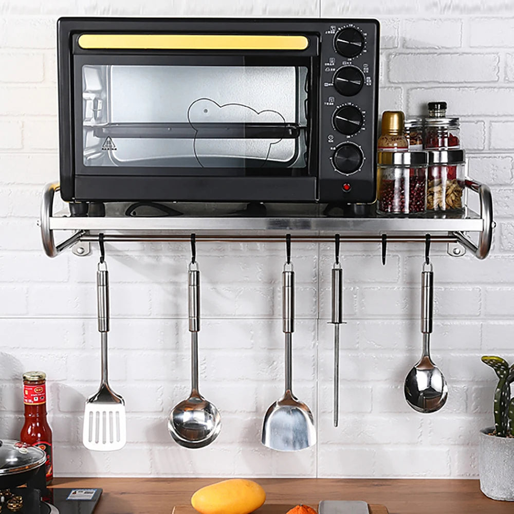 Wall-Mounted Microwave Shelf