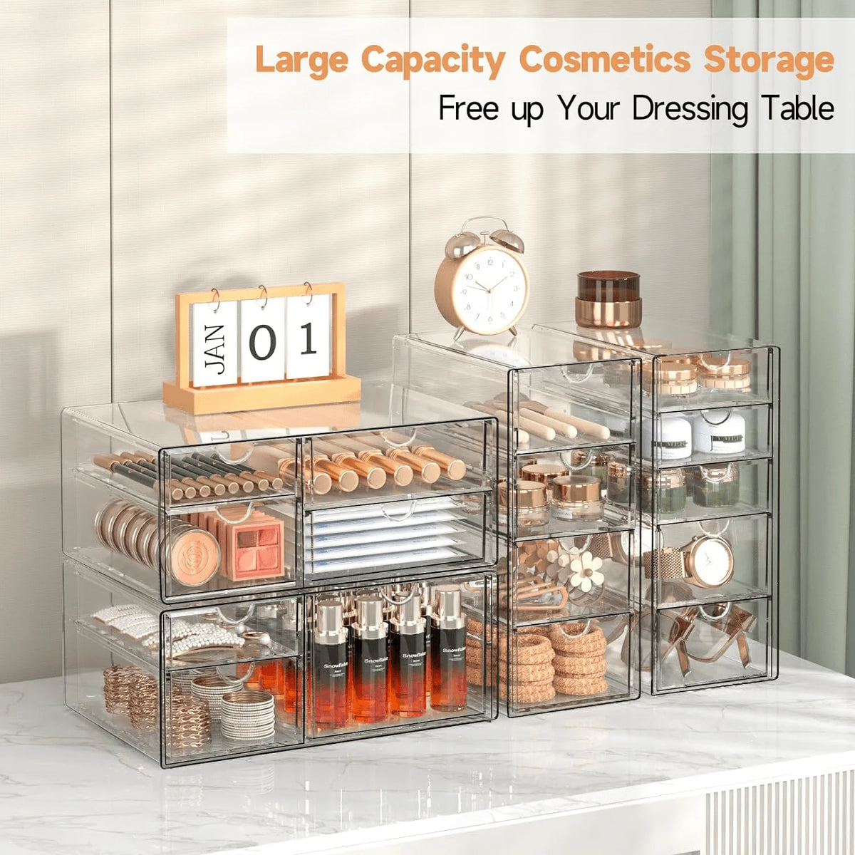 16-Drawer Acrylic Organizer Set