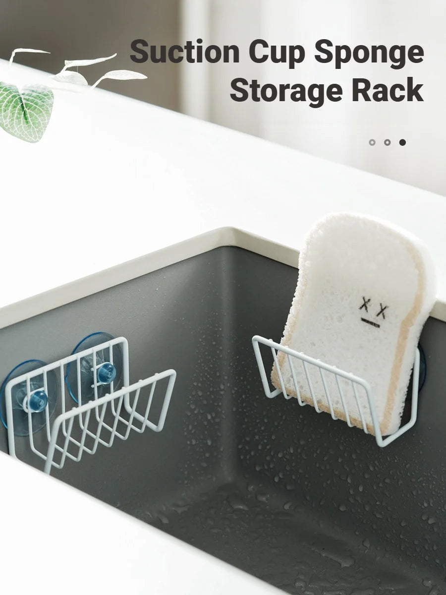 Suction Cup Sink Sponge Caddy