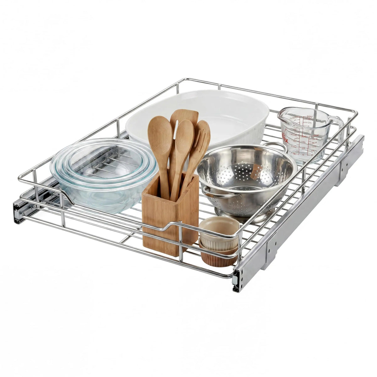 Slide-Out Cabinet Drawer Shelf