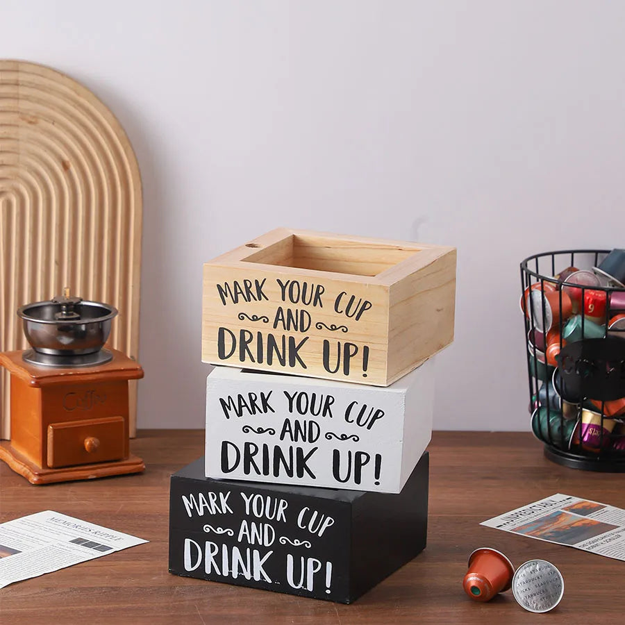 Wooden Party Cup Dispenser