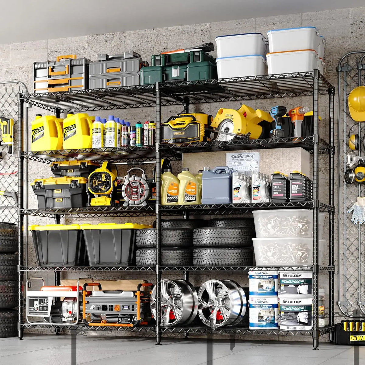 Adjustable Metal Storage Shelving