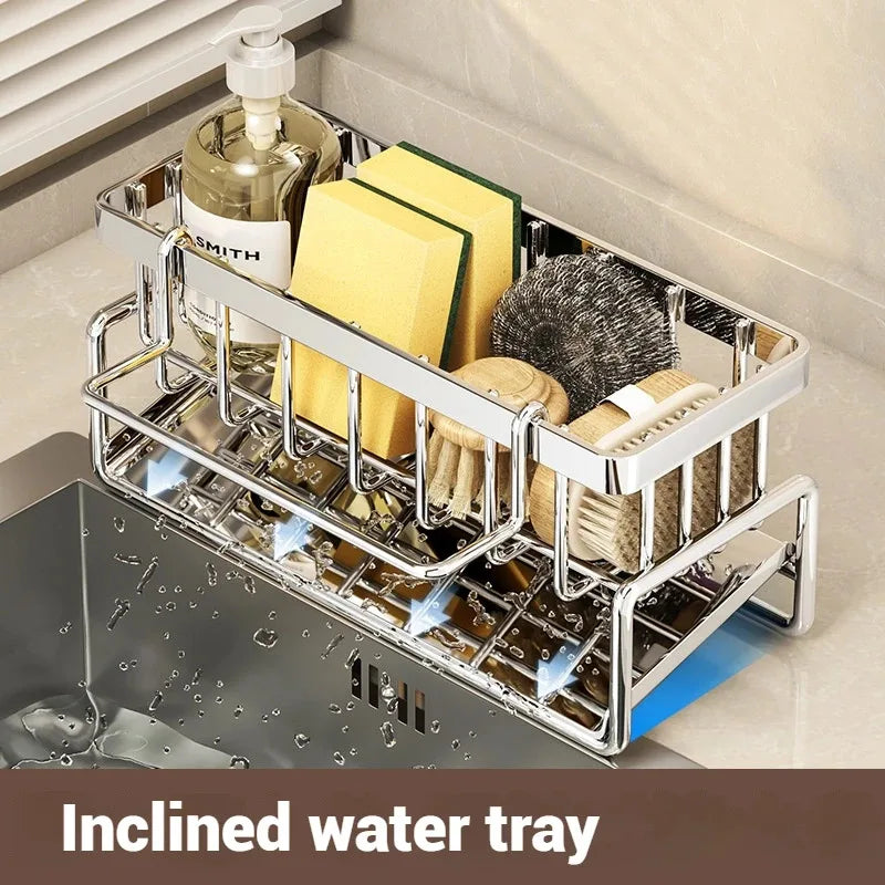 All-in-One Stainless Sink Organizer