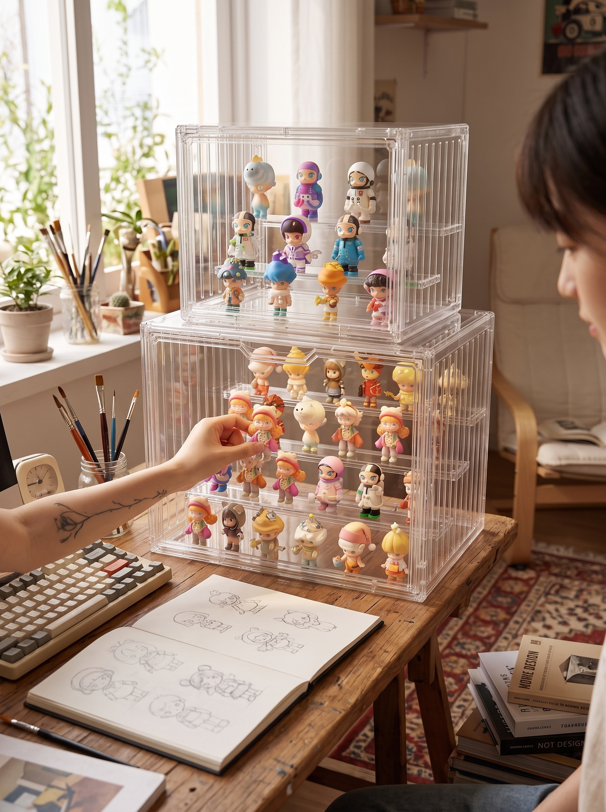 Acrylic Blind Box Display Organizer, frame it the way you want
