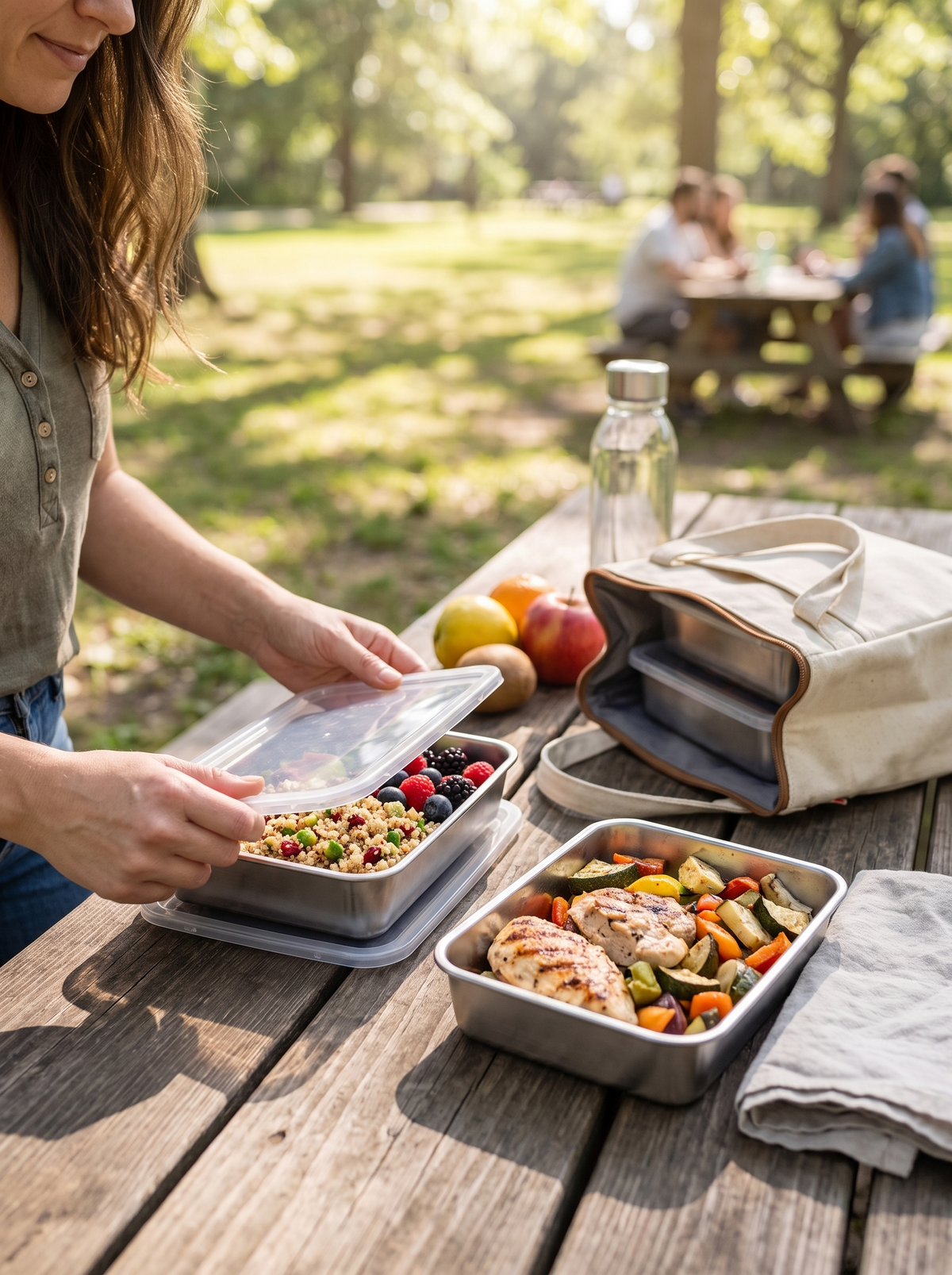 Stainless Steel Food Container Set, a lunch bag not a disaster