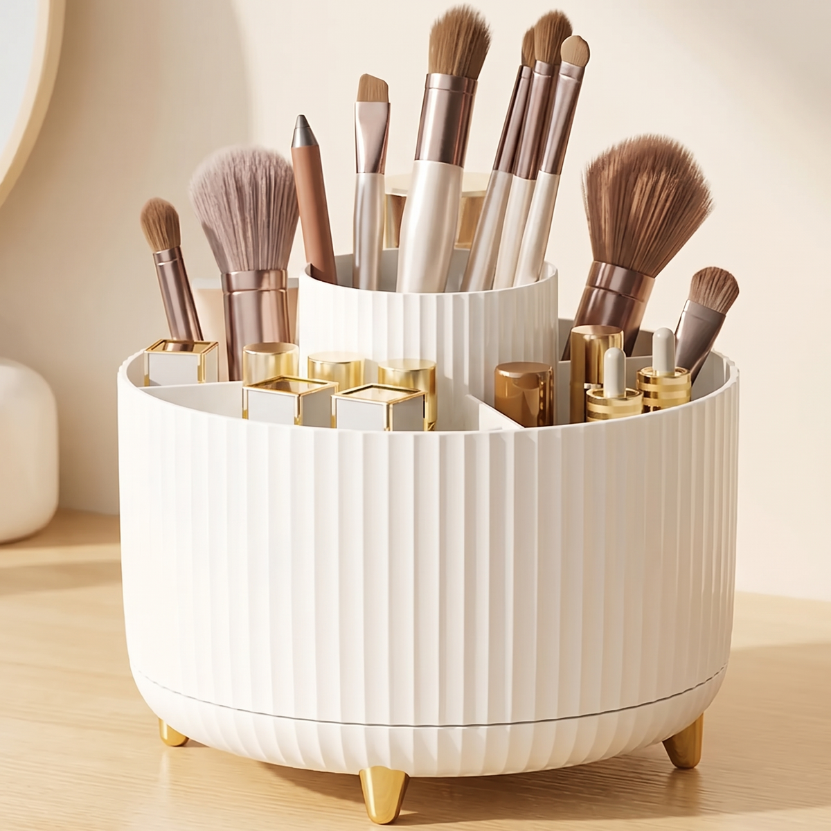 360 Rotating Makeup Organizer detail image
