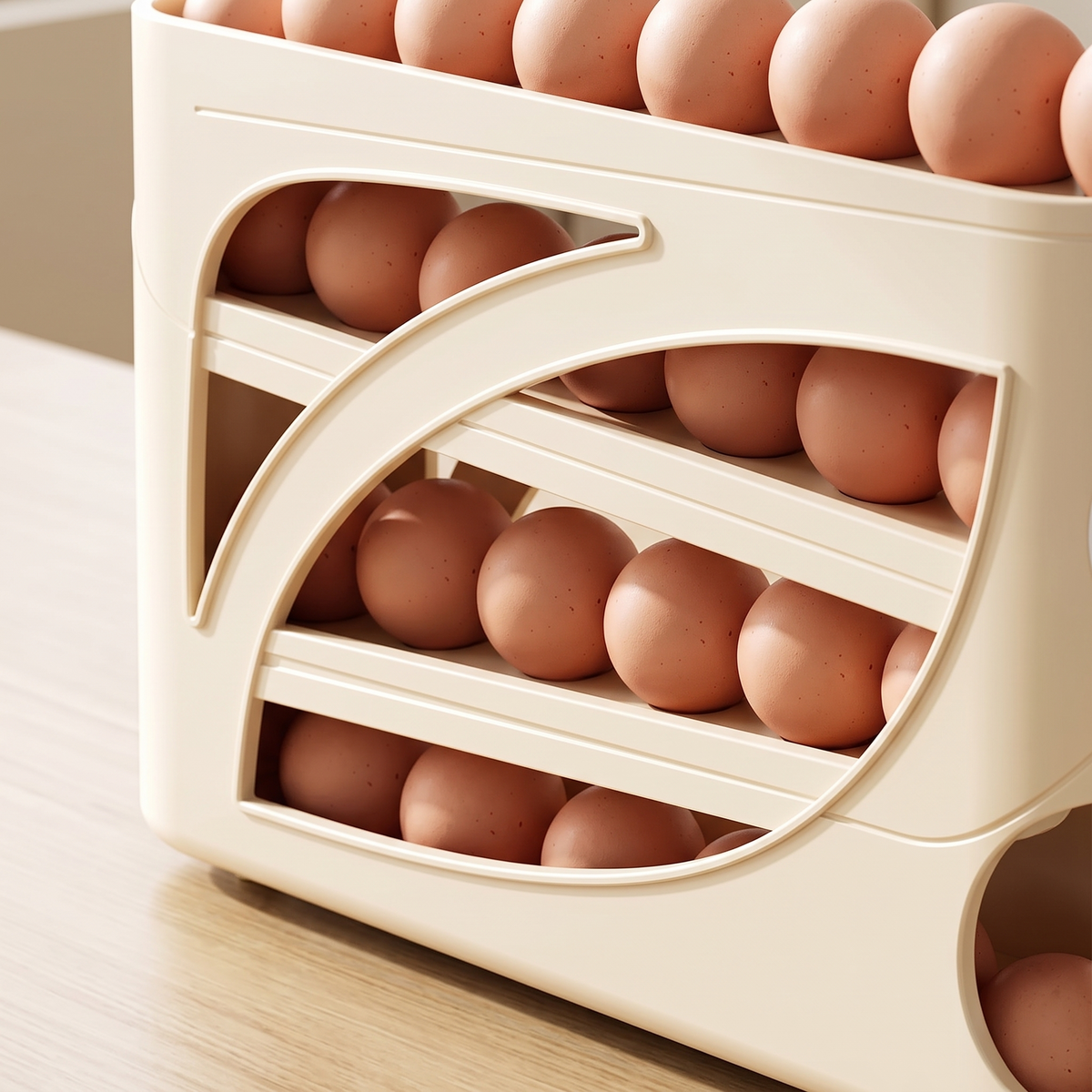 4-Tier Rolling Egg Dispenser detail image