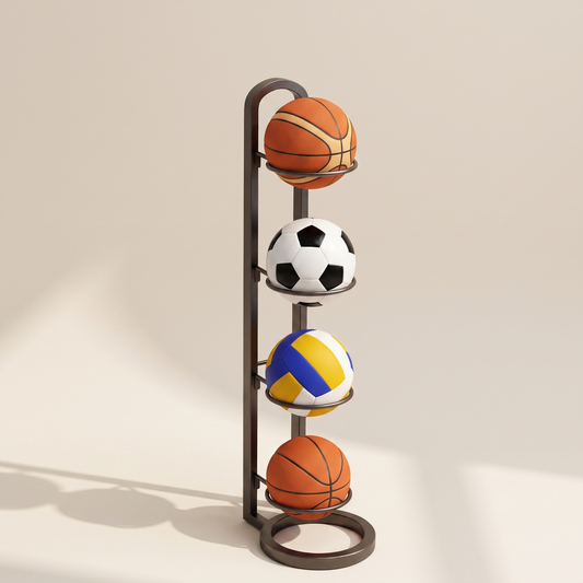 Metal Sports Ball Storage Rack hero image