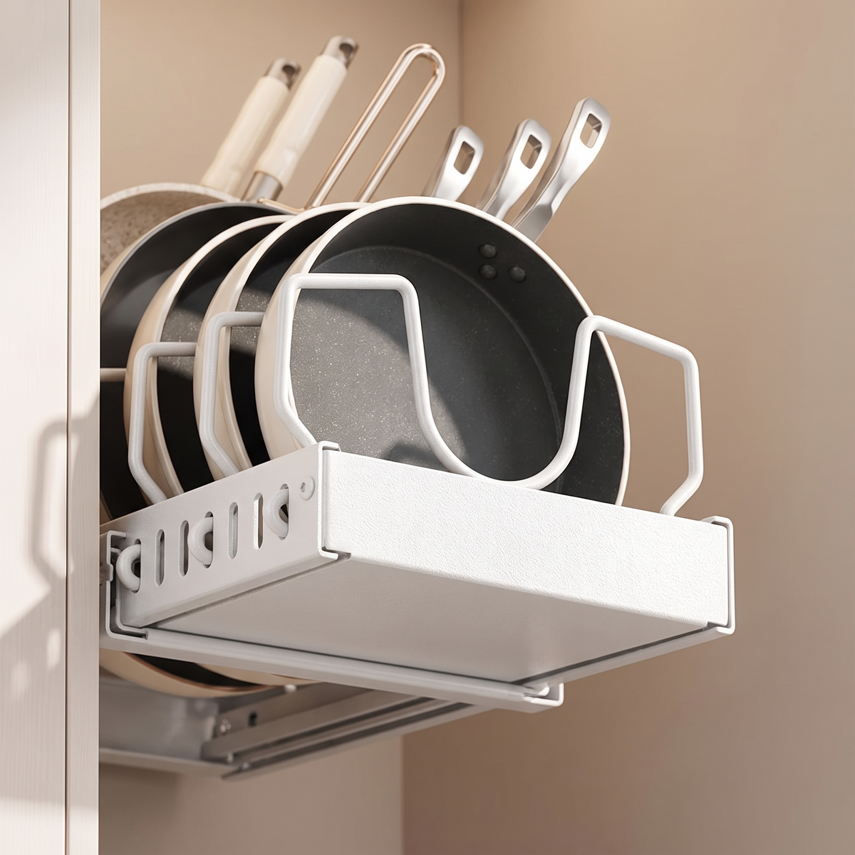 Sliding Pot and Pan Cabinet Organizer detail image