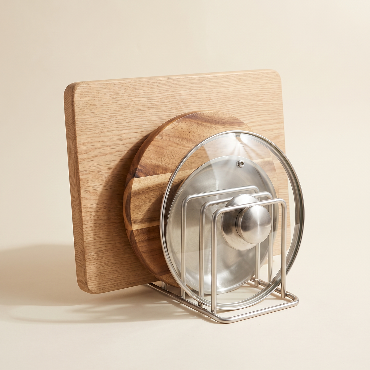 Steel Cutting Board Holder hero image