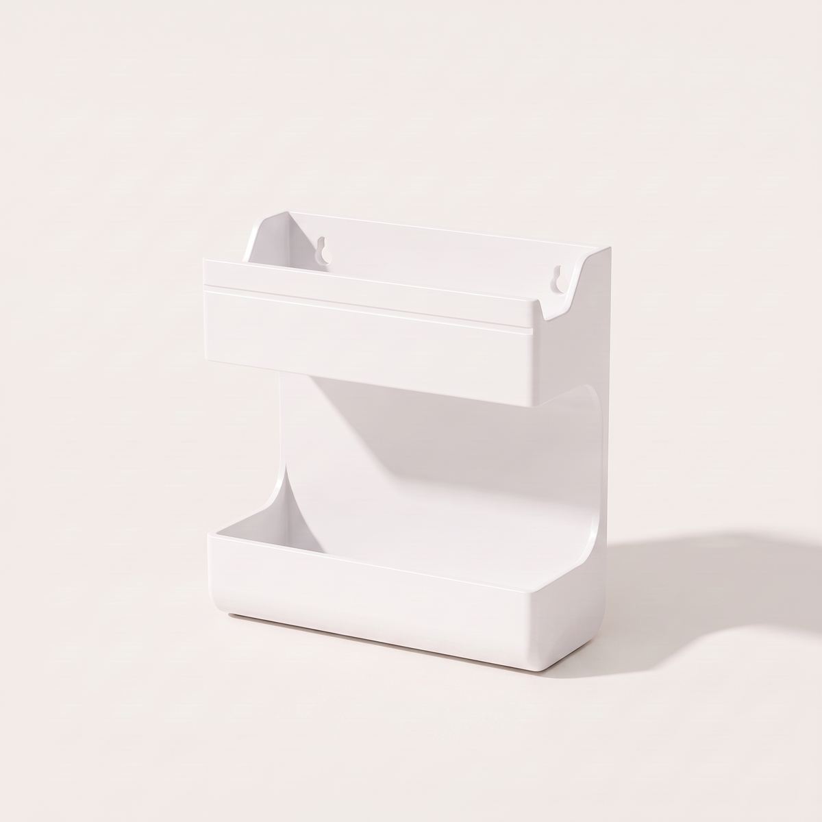 Wall-Mount Remote and Phone Holder, single unit shown empty on a plain background