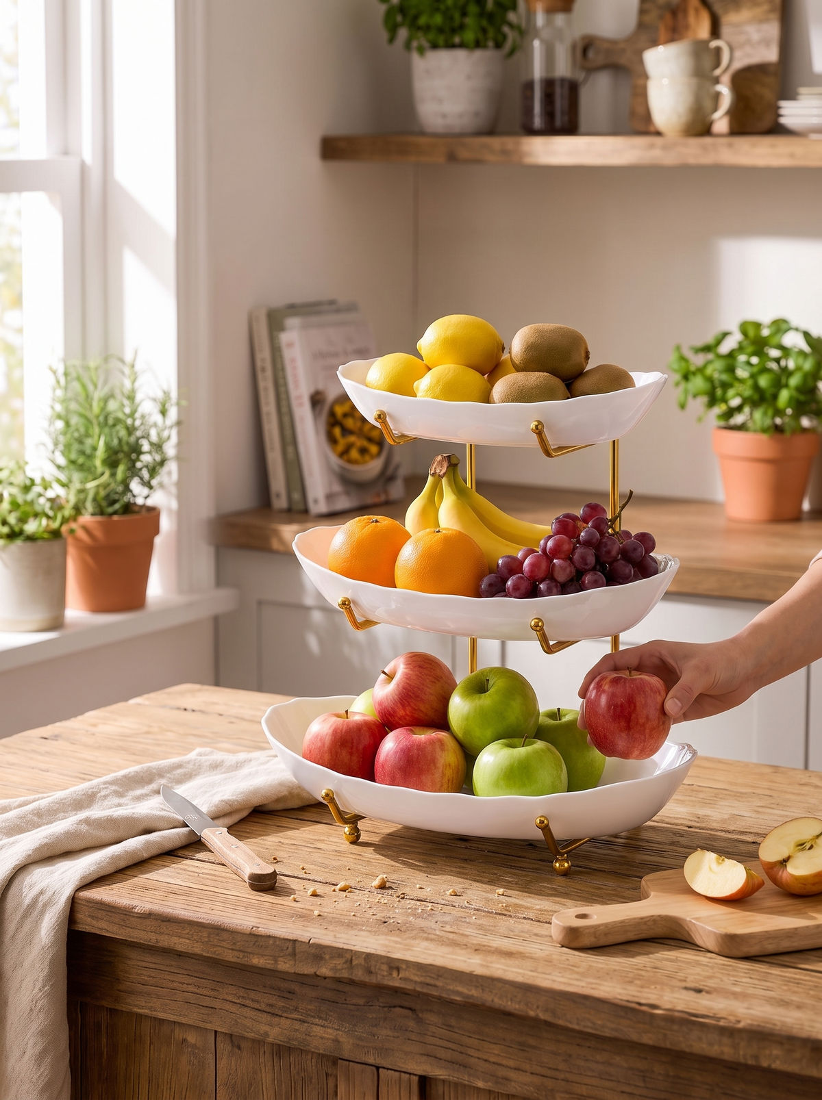 Fruit on display and within reach