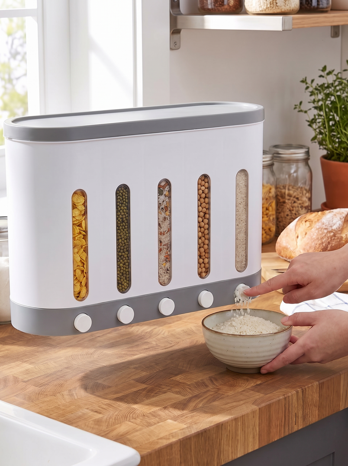 Dispenser mounted without drilling
